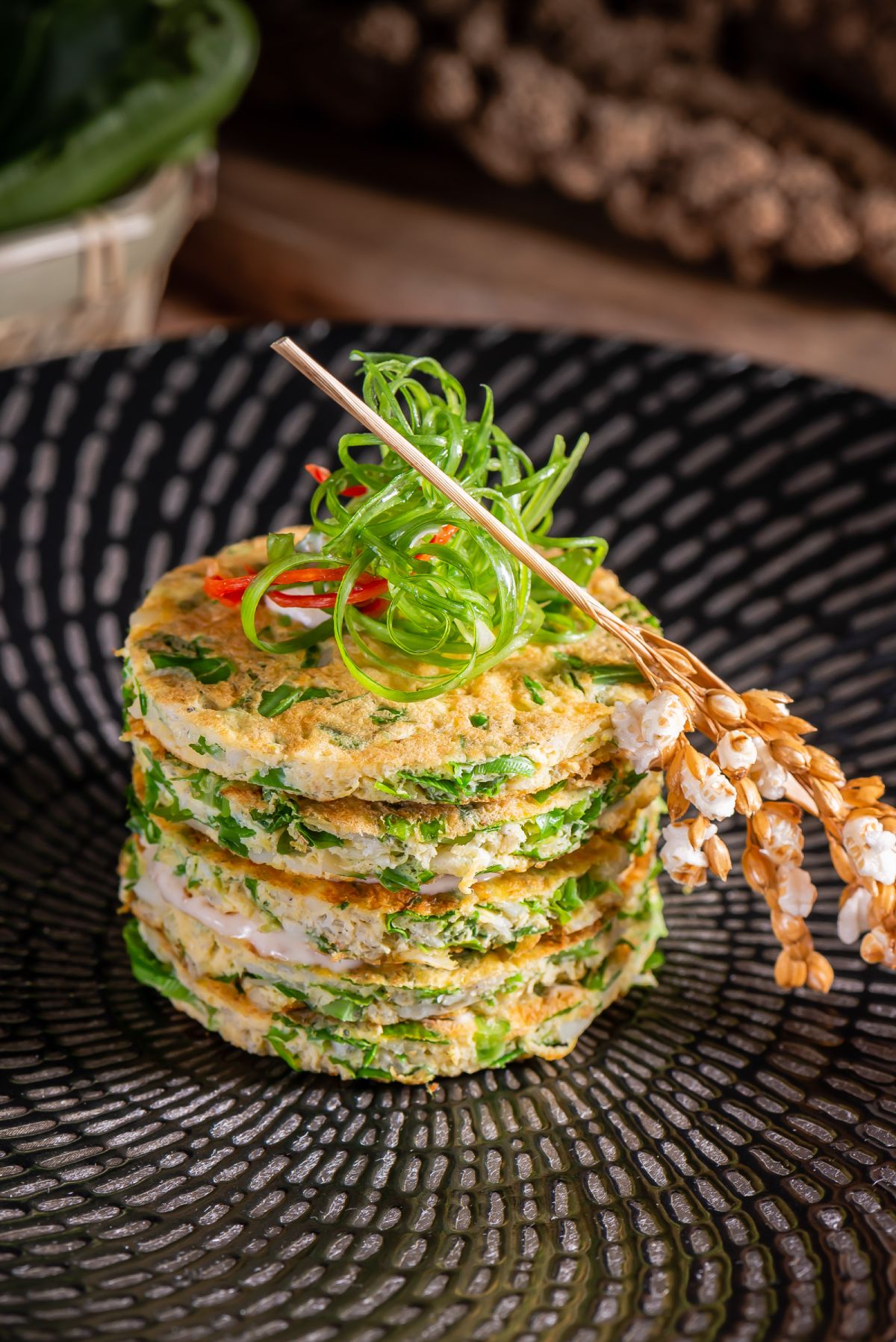 海口吻魚山蘇煎餅