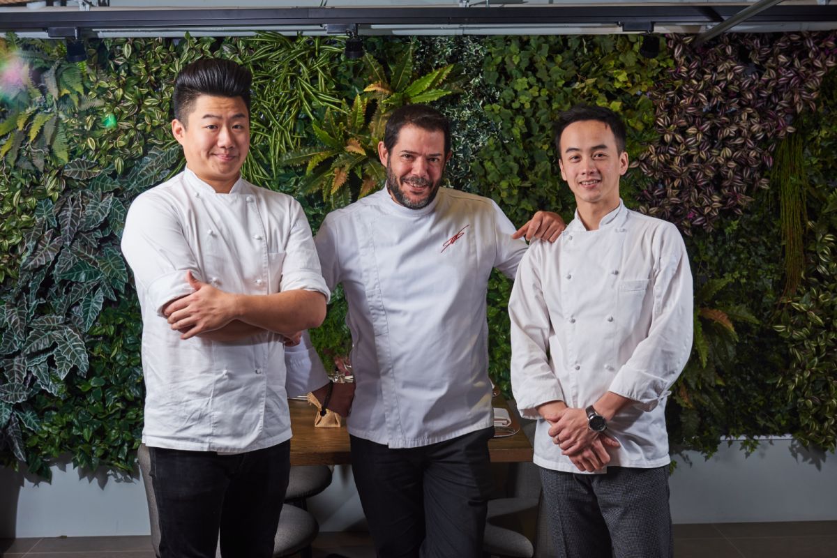 呂學明(左起)、Daniel、王致晟