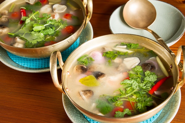 酸辣蝦湯